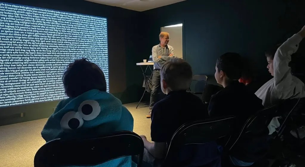 Första skolklassen i Rum för språk